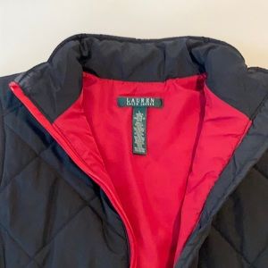 Green label Lauren puffy vest